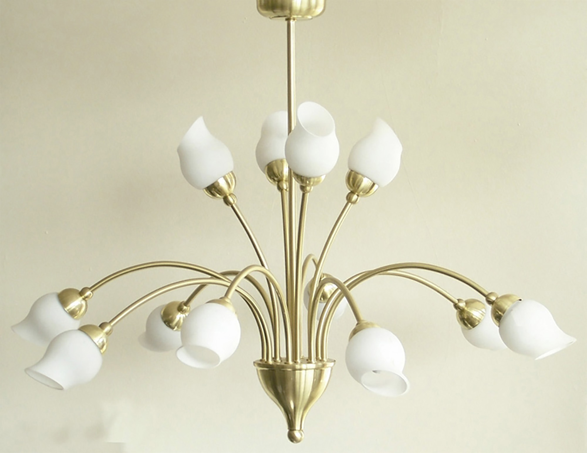 Rimini Satin Brass Ceiling Lights Diyas Multi Arm Fittings